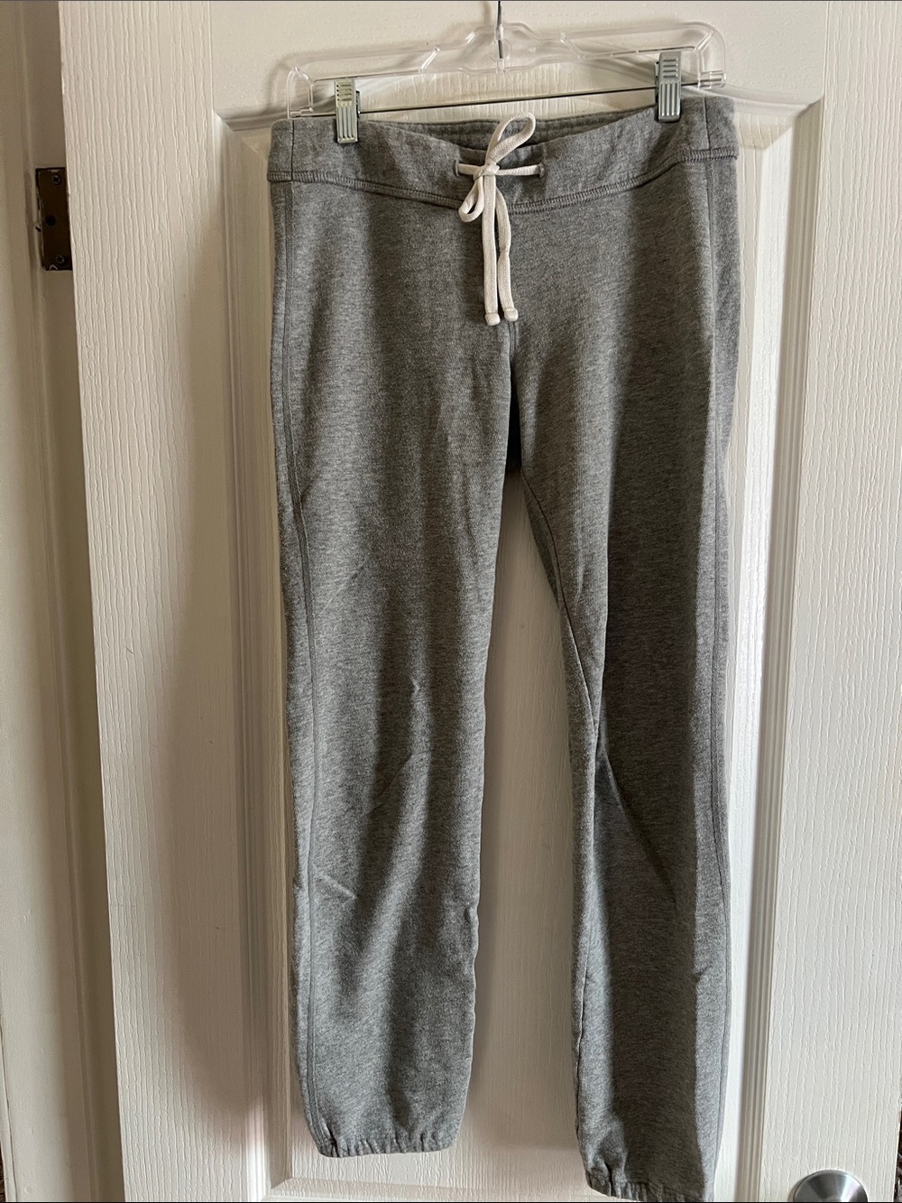 🩶James Perse Women's Gray Drawstring Waist Jogger Pants, Size 0/XS🩶